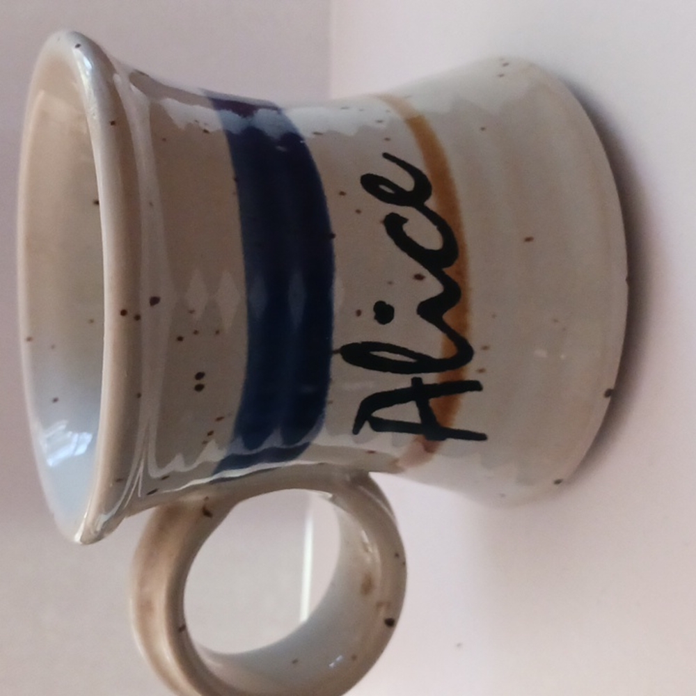 Clay in mind name mug Alice